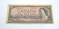 1954 Bank of Canada $10 Banknote, F-12