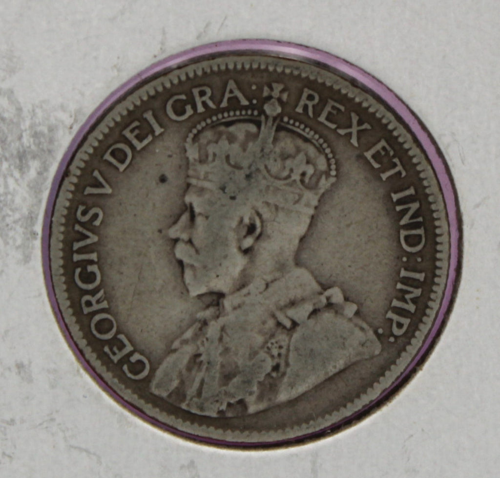 1917-C Newfoundland 25 Cents Coin