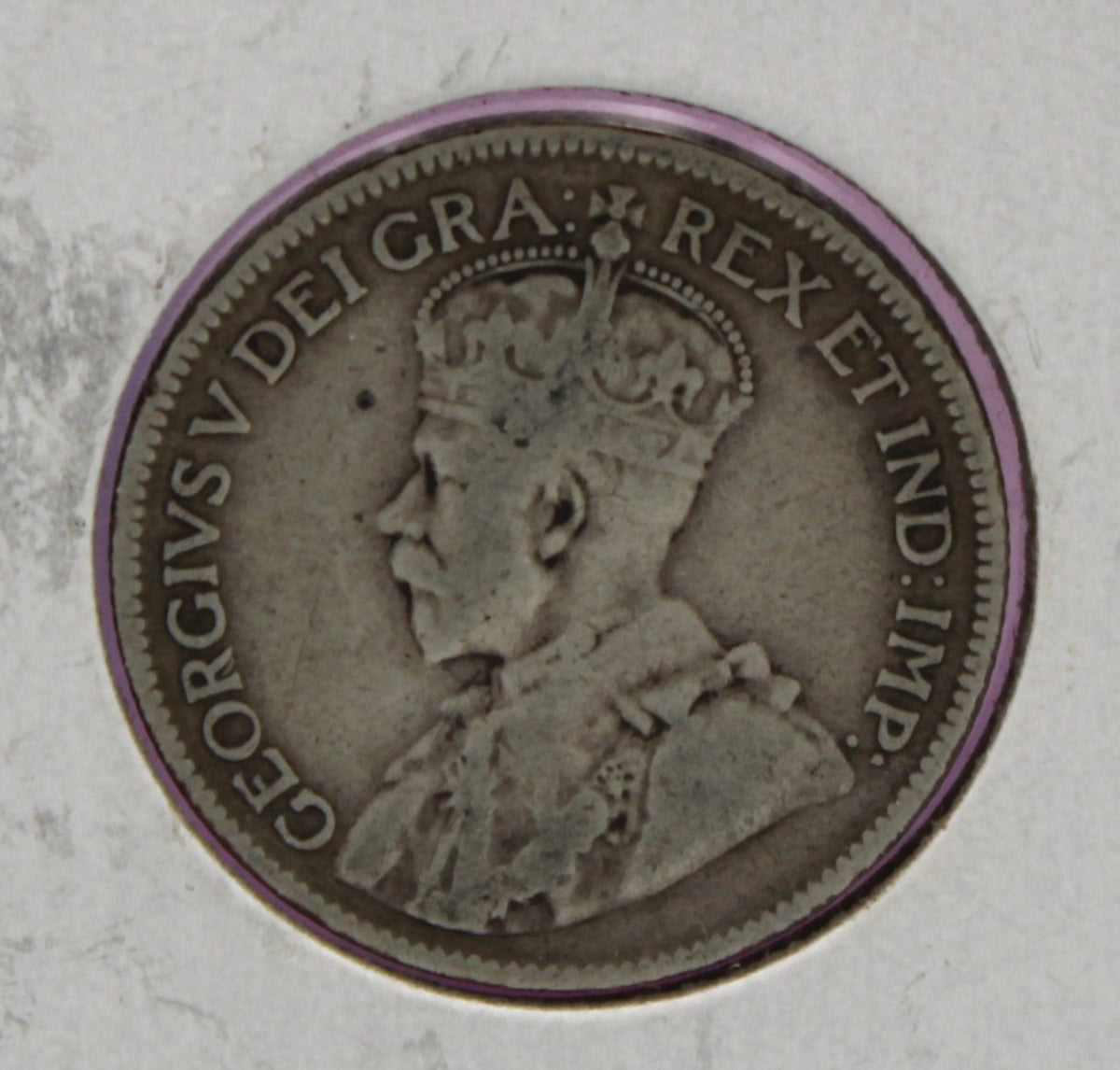 1917-C Newfoundland 25 Cents Coin