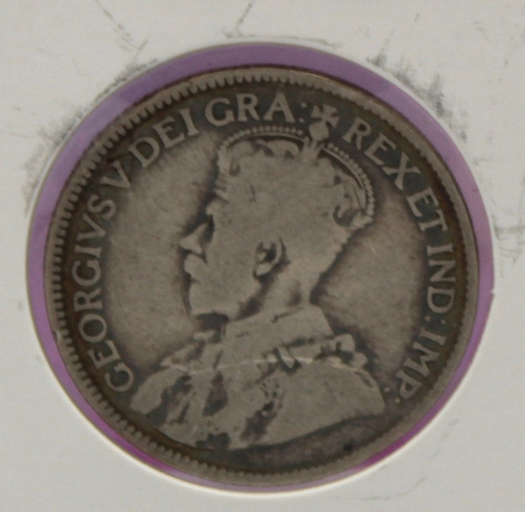 1917 Newfoundland 25 Cents Coin, G-4