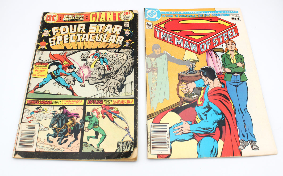 Bronze Age Marvel and DC Comic Book Lot, Spider-Man, Thor, Superman