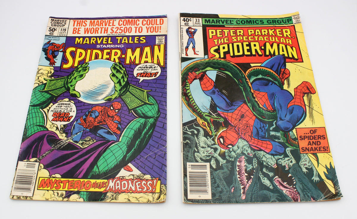 Bronze Age Marvel and DC Comic Book Lot, Spider-Man, Thor, Superman
