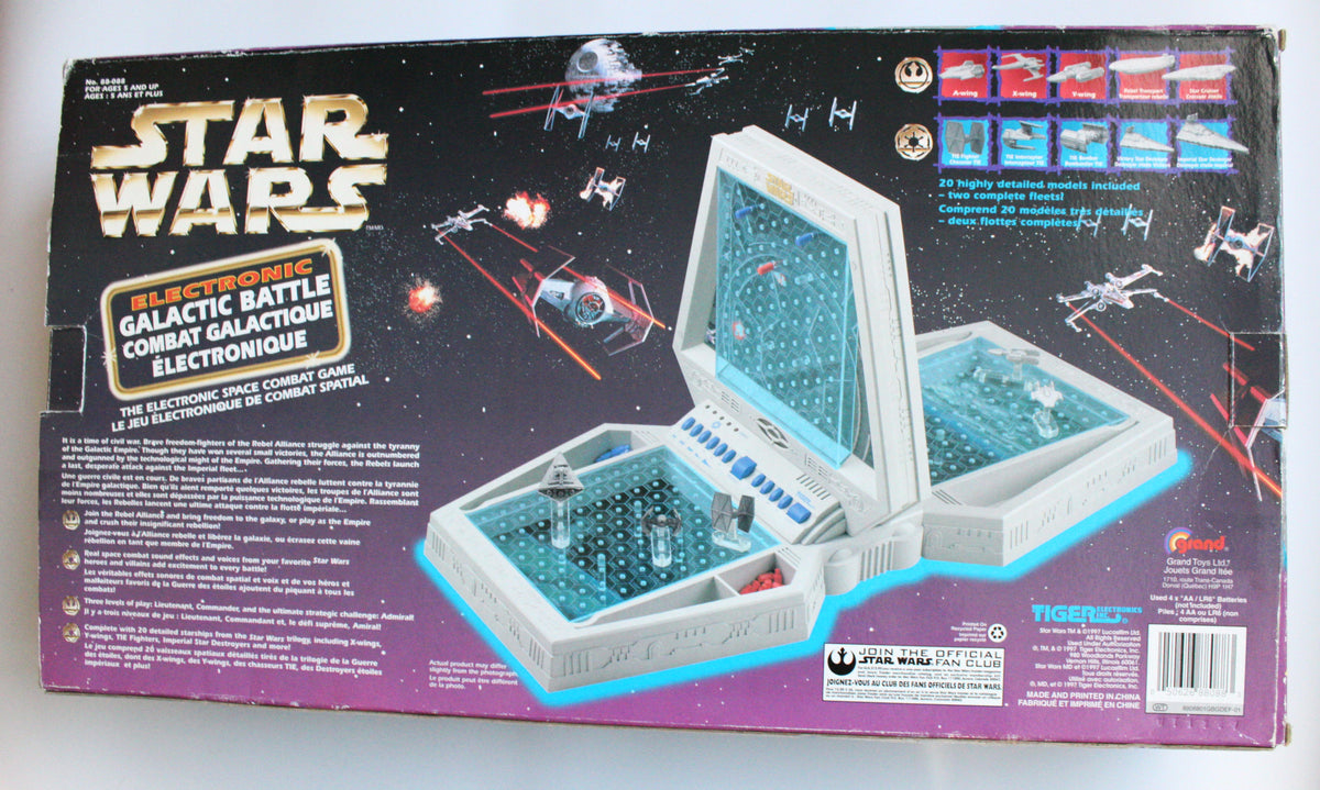 1997 Star Wars Galactic Battle Battleship Game, Untested, For Parts