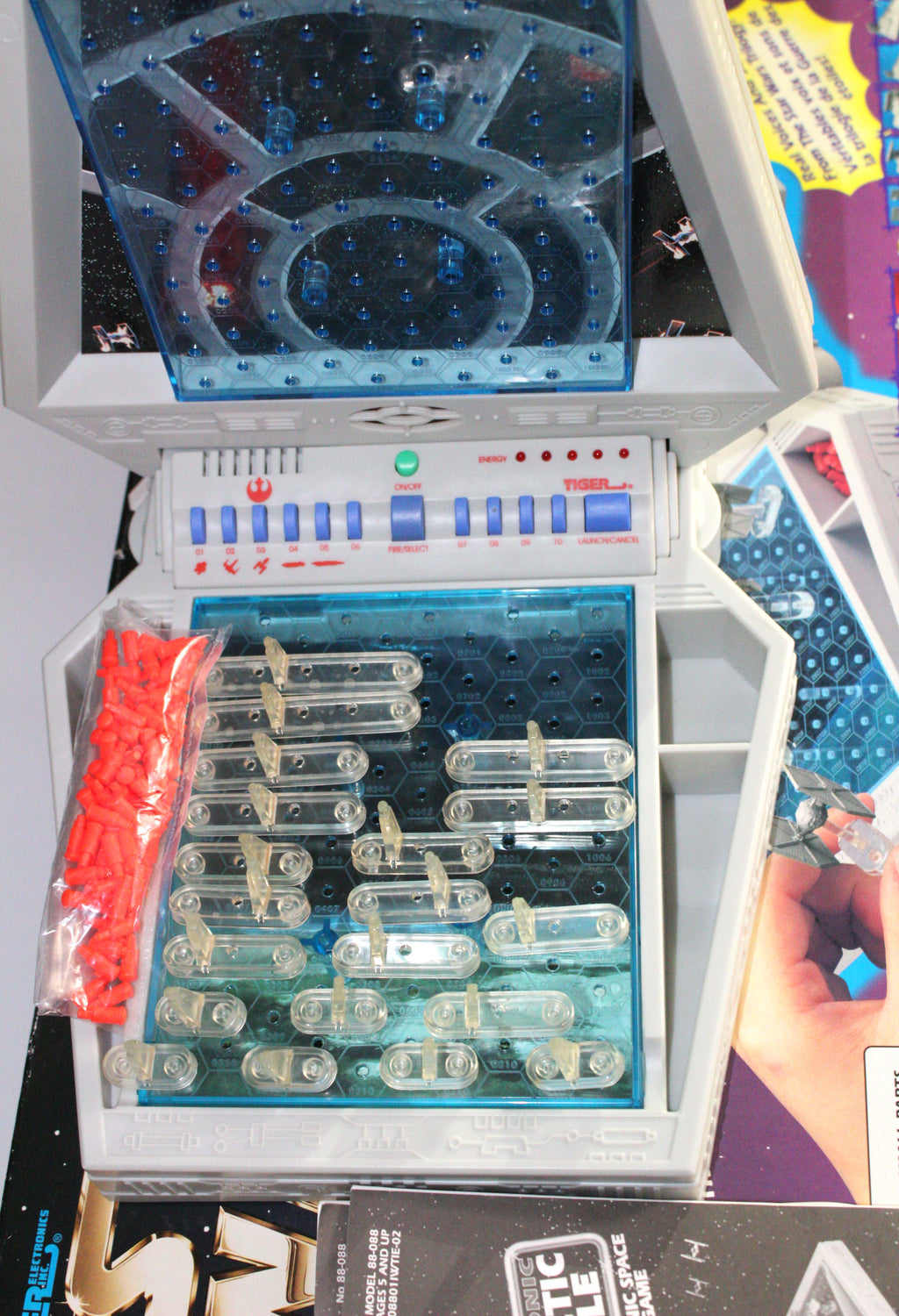 1997 Star Wars Galactic Battle Battleship Game, Untested, For Parts