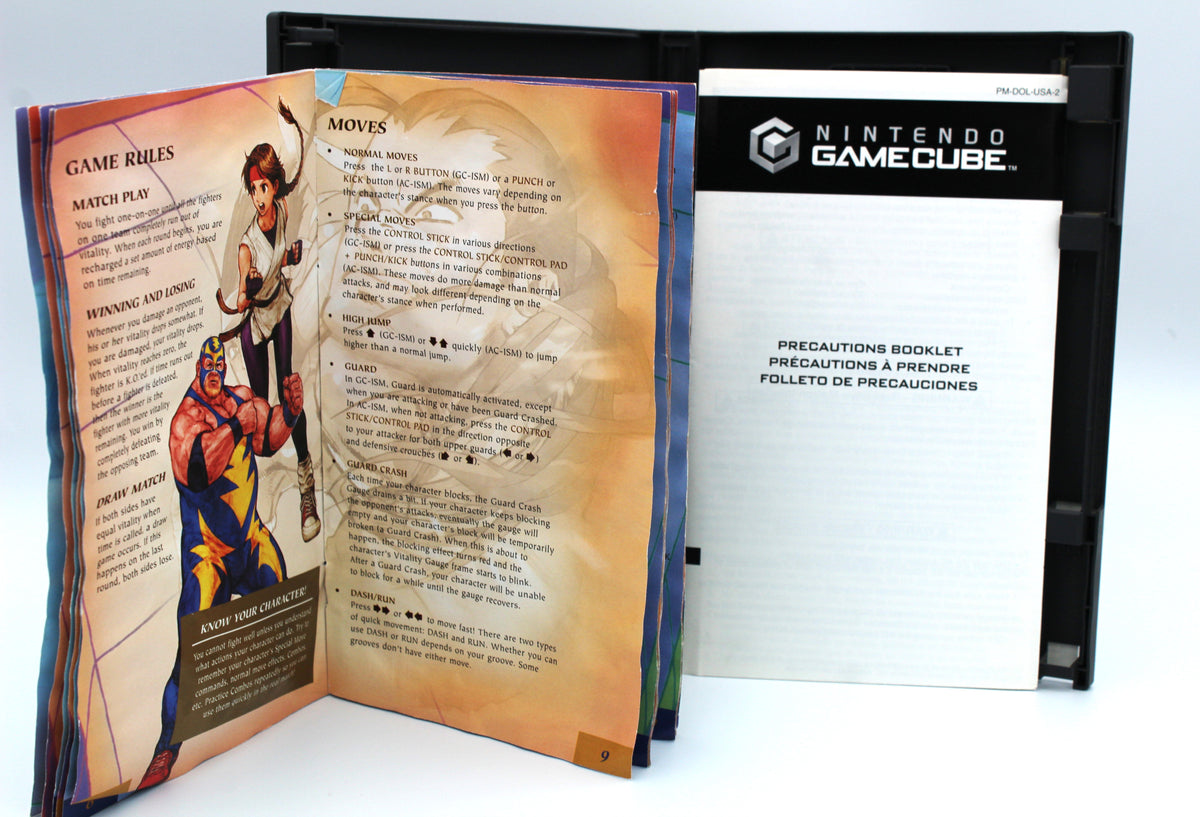 Capcom vs. SNK 2 EO (Nintendo GameCube, 2002), Tested & Working