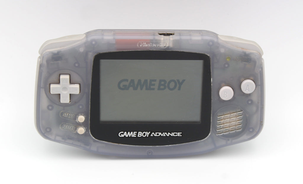Nintendo Gameboy Advance Glacier AGB-001, Tested & Working