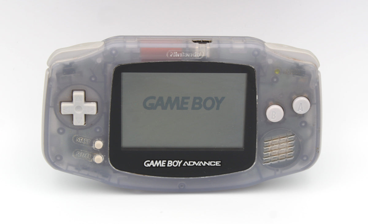 Nintendo Gameboy Advance Glacier AGB-001, Tested & Working