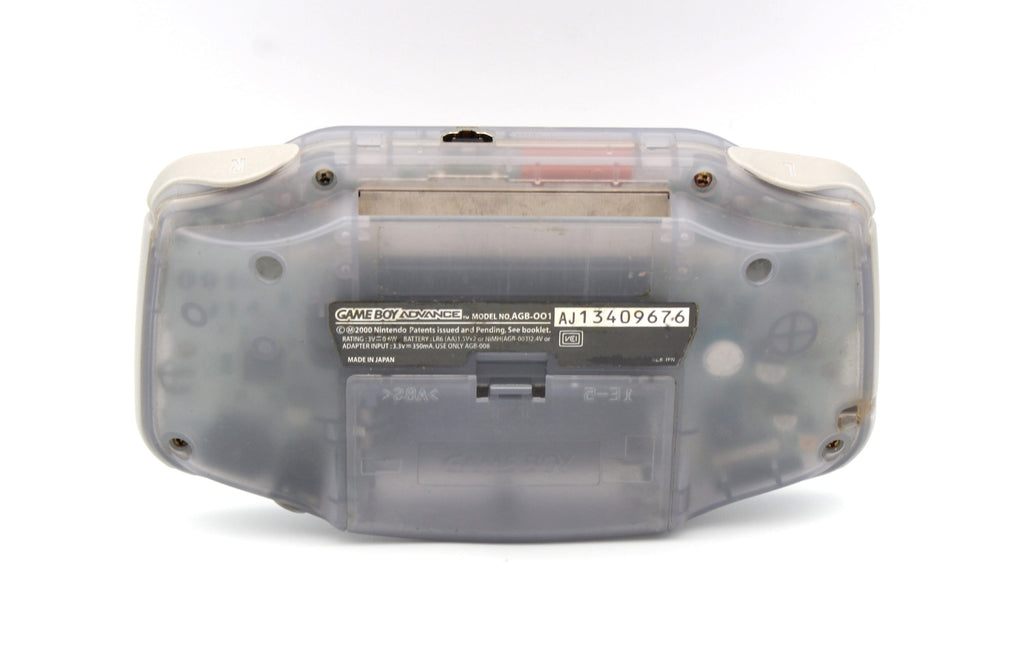 Nintendo Gameboy Advance Glacier AGB-001, Tested & Working