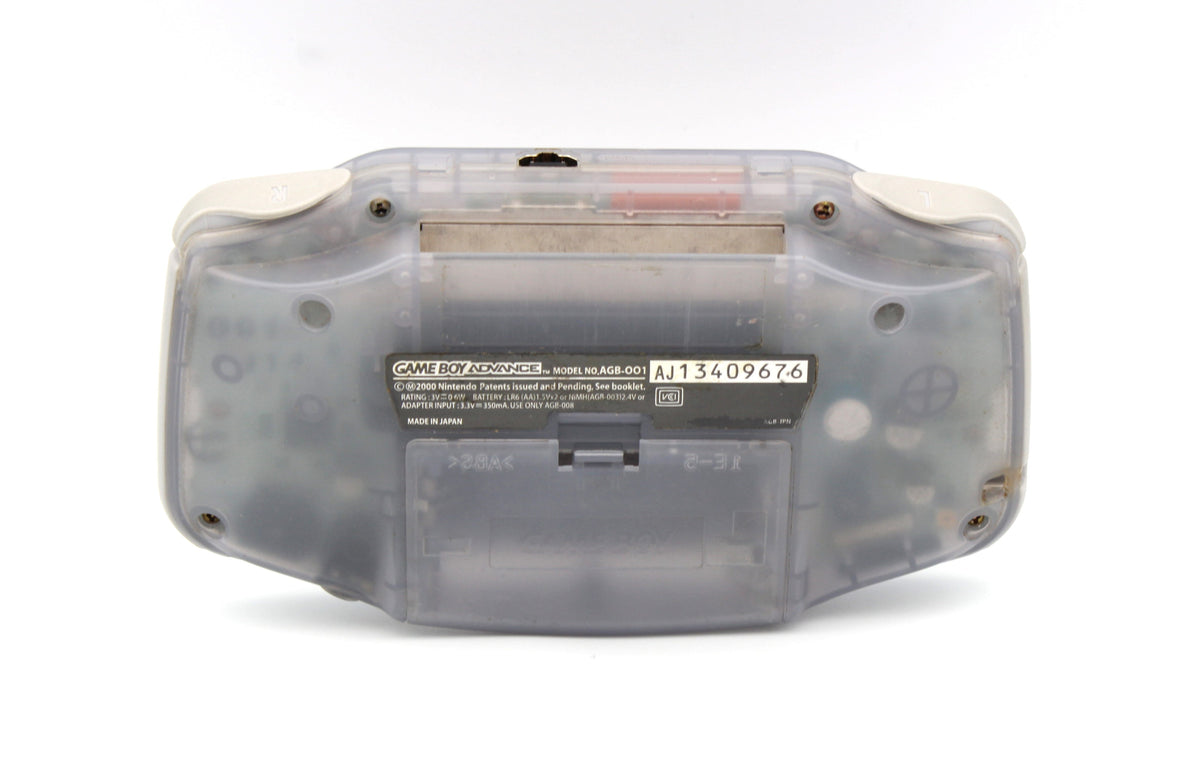 Nintendo Gameboy Advance Glacier AGB-001, Tested & Working