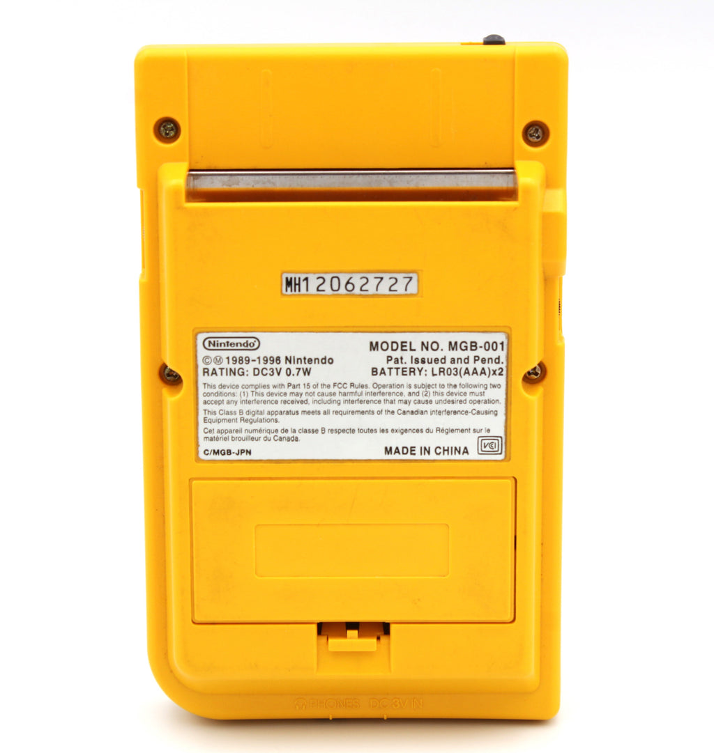 Nintendo Game Boy Pocket Yellow MGB-001, Tested & Working