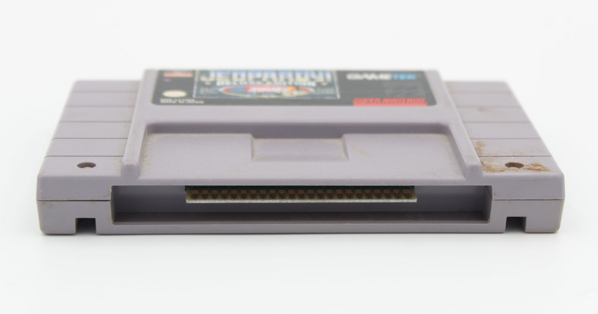 Jeopardy! Deluxe Edition (Super Nintendo, SNES) Authentic Cartridge Only, Tested & Working