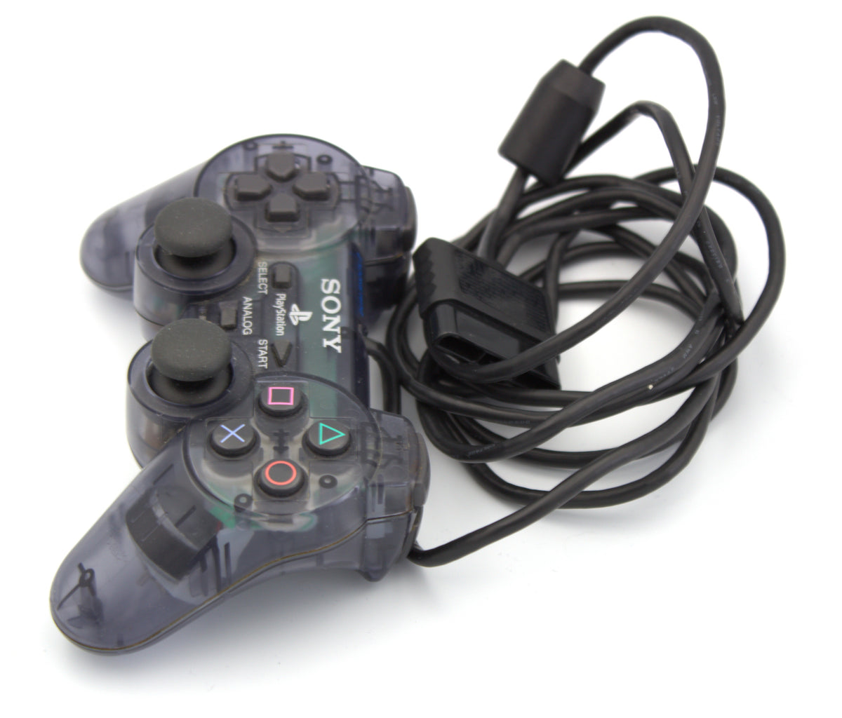 Sony PlayStation DualShock 2 Controller, Clear Smoke Grey, OEM