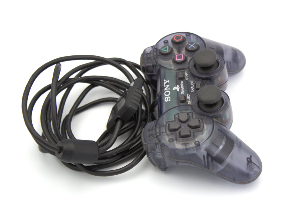 Sony PlayStation DualShock 2 Controller, Clear Smoke Grey, OEM