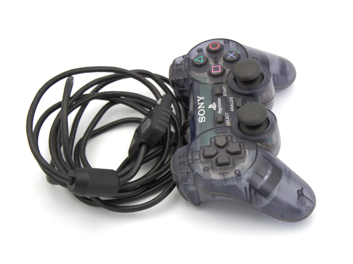 Sony PlayStation DualShock 2 Controller, Clear Smoke Grey, OEM