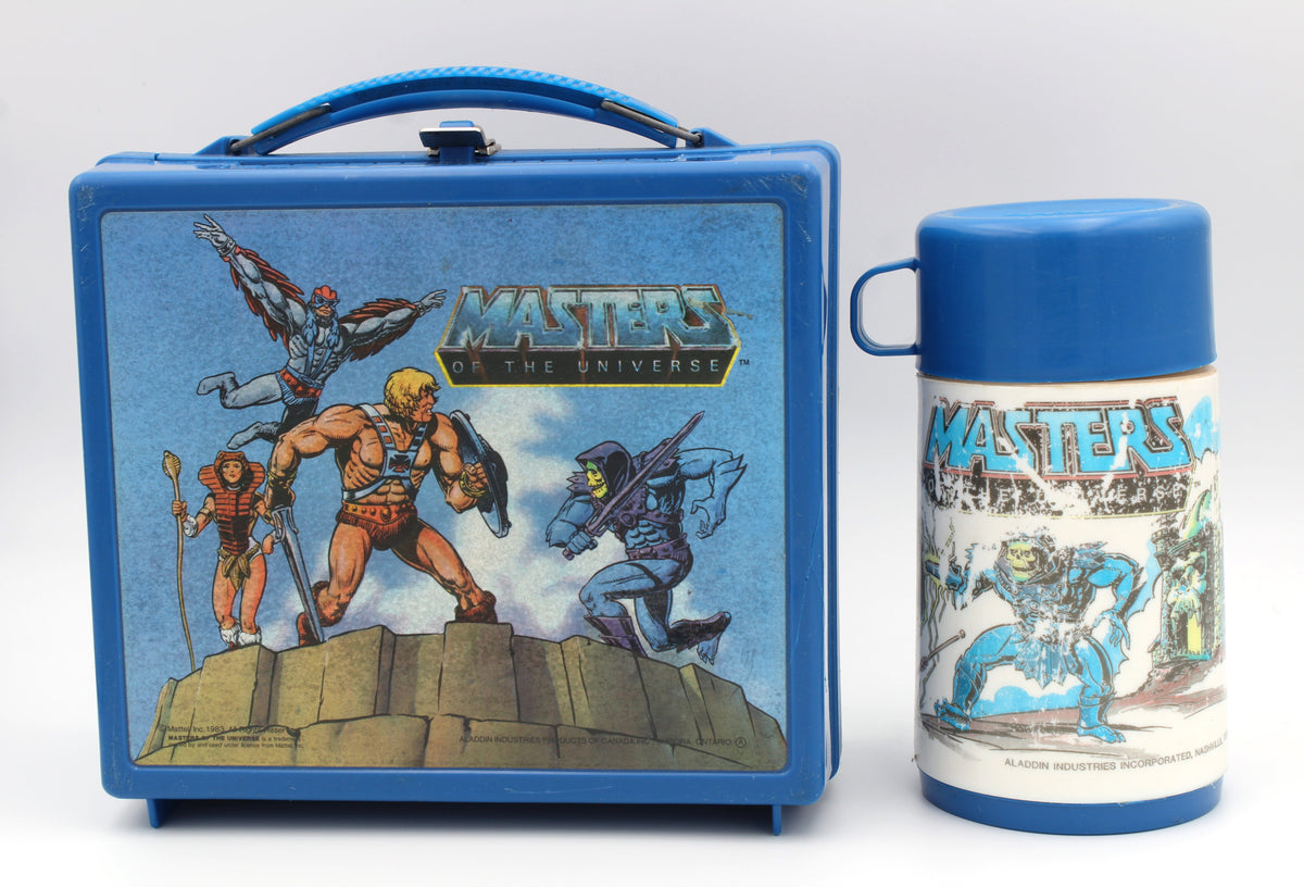 1983 Masters of the Universe / He-Man Lunchbox and Thermos by Aladdin