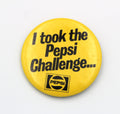 Vintage 1980's Pepsi Challenge Pinback Made by HAS Novelties Ltd.