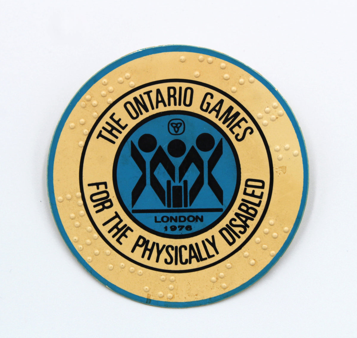 1976 Ontario Games for the Physically Disabled Pin, London ON