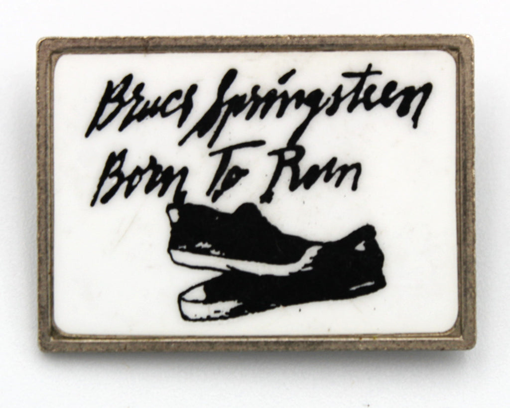 Vintage 1970's - 1980's Bruce Springsteen Born To Run Pinback Badge