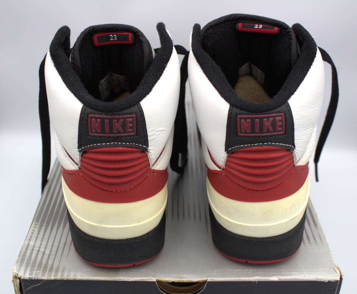 Air Jordan 2 White/Varsity Red-Black, 2004, Size 7, Original Box